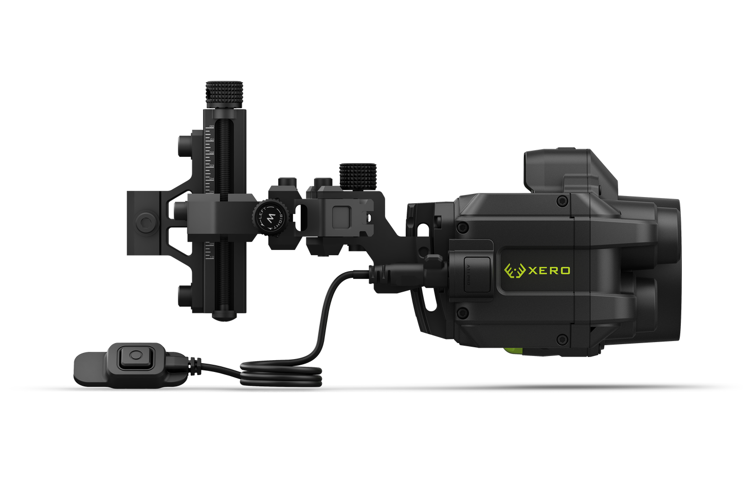 Xero® A1i PRO Bow Sight, Auto-ranging Digital Sight with Dual-color LED Pins and Micro-adjustable Rails (Right-handed)